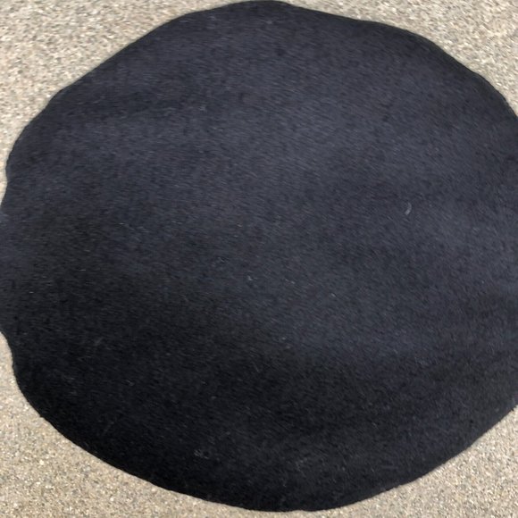 ZARA Military Army Hat Women's Wool Blend Quilted Lining Cap Blue Chain - Picture 4 of 8